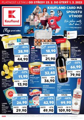 aktuální leták Kaufland 23.2.2022-1.3.2022