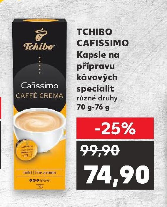TCHIBO CAFISSIMO Kapsle na přípravu kávových specialit