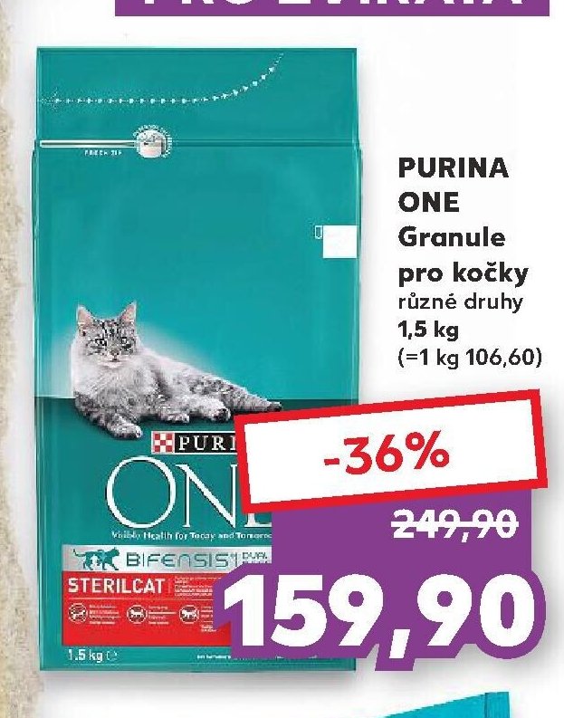 PURINA ONE Granule pro kočky různé druhy 1,5 kg