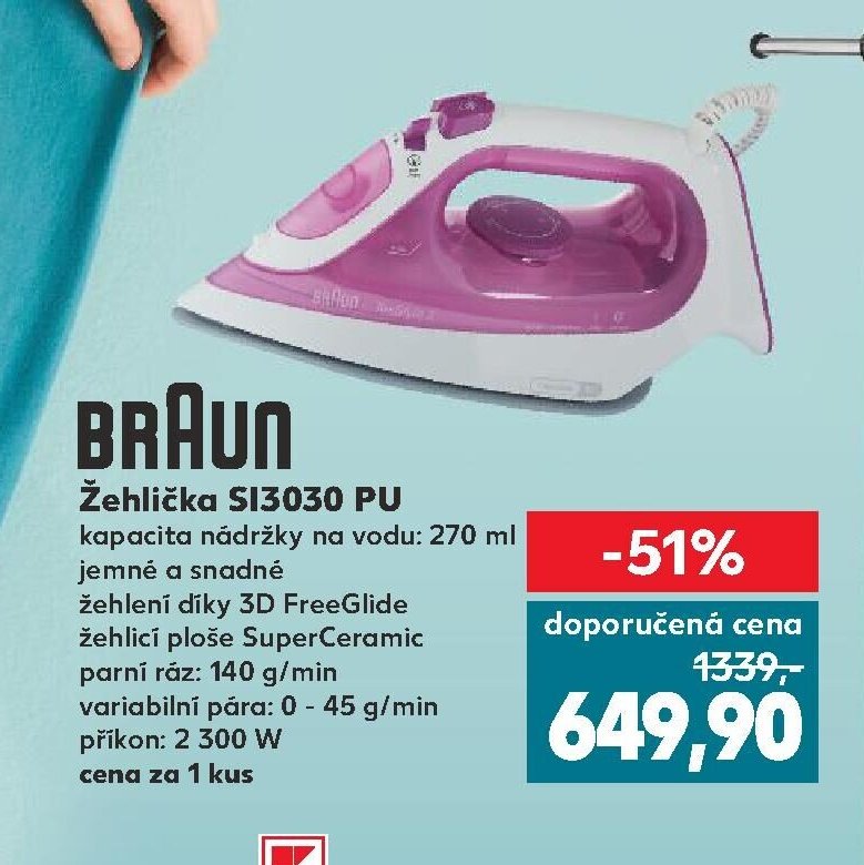 Braun Žehlička SI3030 PU