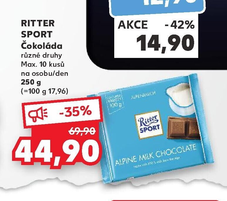RITTER SPORT Čokoláda