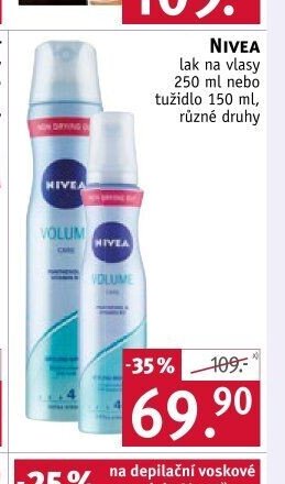NIVEA lak na vlasy 250 ml nebo tužidlo 150 ml
