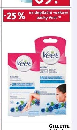 Veet na depilační voskové pásky