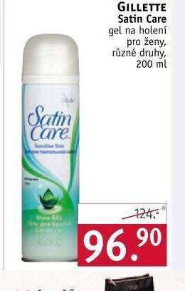 GILLETTE SATIN CARE gel na holení pro ženy 200 ml