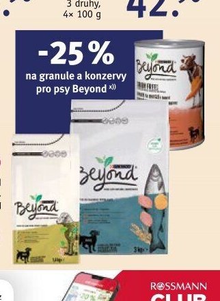 Beyond granule a konzervy pro psy