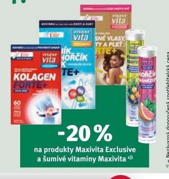 Maxivita Exclusive a šumivé vitamíny