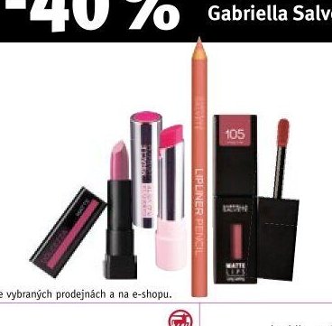 Gabriella Salvete produkty na rty