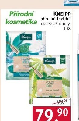 Kneipp přírodní textilní maska