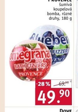 PROVENCE šumivá koupelová bomba