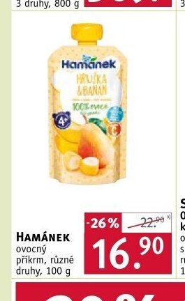 HAMÁNEK ovocný příkrm