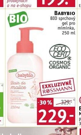 BABYBIO BIO sprchový gel pro miminka