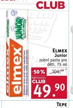 Elmex Junior zubní pasta