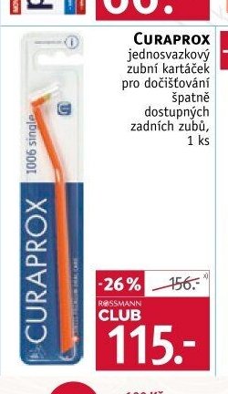 Curaprox jednosvazkový zubní kartáček
