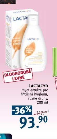 Lactacyd mycí emulze pro intimní hygienu