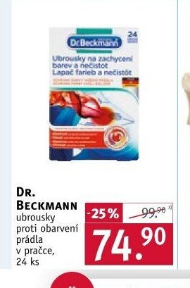 Dr. Beckmann ubrousky proti obarvení