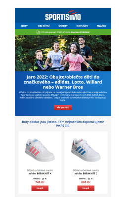 aktuální leták Sportisimo 1.3.2022-6.3.2022