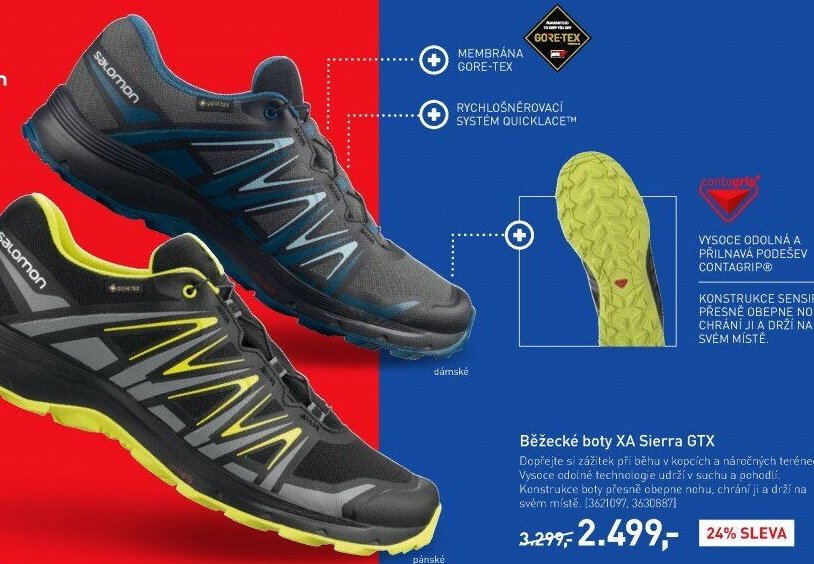 Běžecké boty XA Sierra GTX