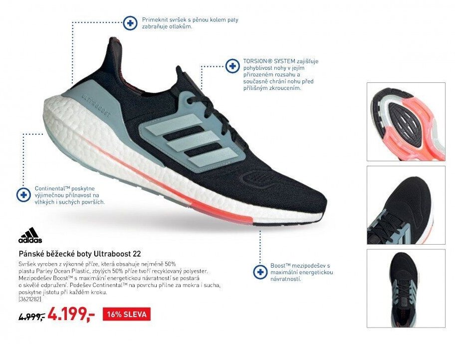 Pánské běžecké boty Ultraboost 22