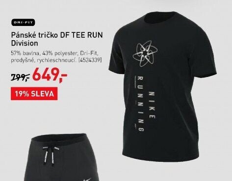 Pánské tričko DF TEE RUN Division