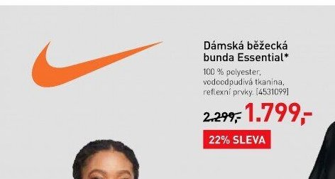 Dámská běžecká bunda Essential