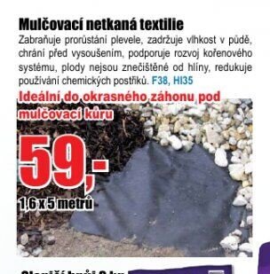 Mulčovací netkaná textilie 1,6 x 5 metrů - EVA.cz aktualniletaky.eu