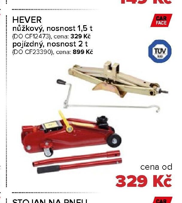 HEVER nůžkový / pojízdný