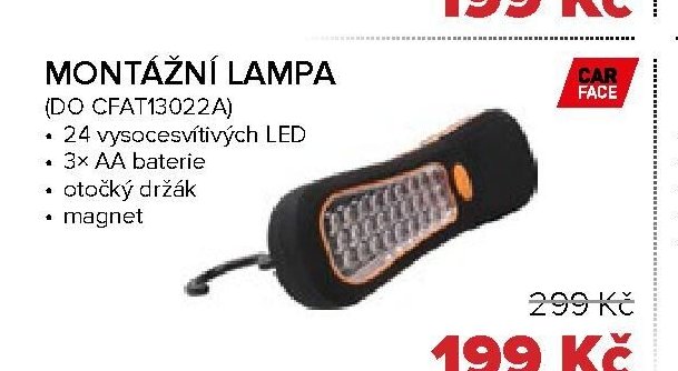 MONTÁŽNÍ LAMPA