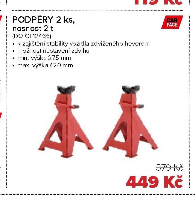 PODPĚRY 2 ks