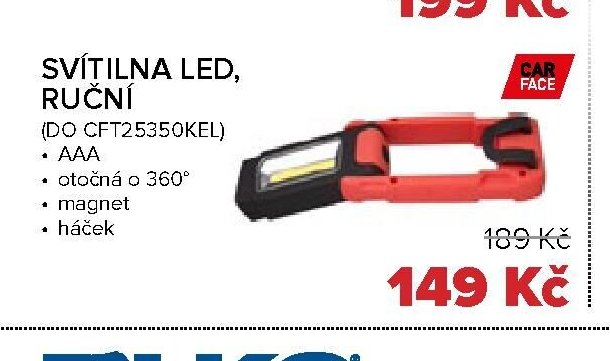 SVÍTILNA LED, RUČNÍ