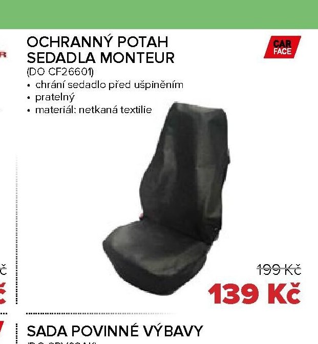 OCHRANNÝ POTAH SEDADLA MONTEUR
