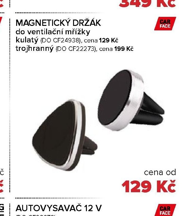 MAGNETICKÝ DRŽÁK do ventilační mřížky