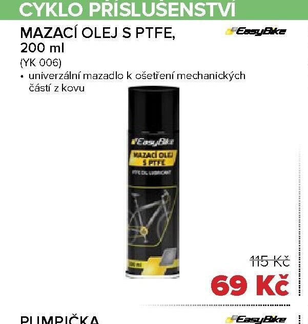 MAZACÍ OLEJ S PTFE, 200 ml