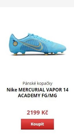 Nike MERCURIAL VAPOR 14 ACADEMY FG/MG