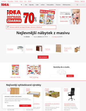 aktuální leták IDEA nábytek 15.3.2022-21.3.2022