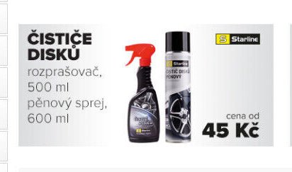 ČISTIČE DISKŮ rozprašovač 500 ml, pěnový sprej 600 ml