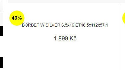 BORBET W SILVER 6,5x16 ET48 5x112x57,1