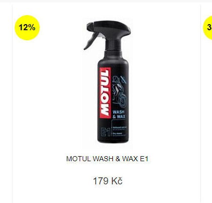 MOTUL WASH & WAX E1