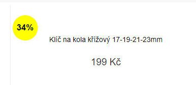 Klíč na kola křížový 17-19-21-23mm