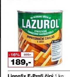 LAZUROL impregnační základ S1033 0,75 l, čirý