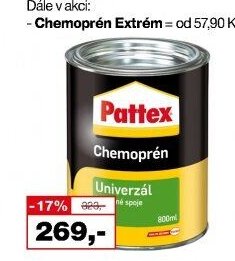 Chemoprén Univerzál lepidlo na pevné spoje, 800 ml