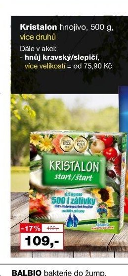Kristalon hnojivo, 500 g