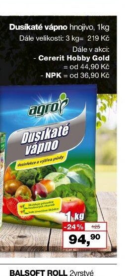 Dusíkaté vápno hnojivo, 1kg