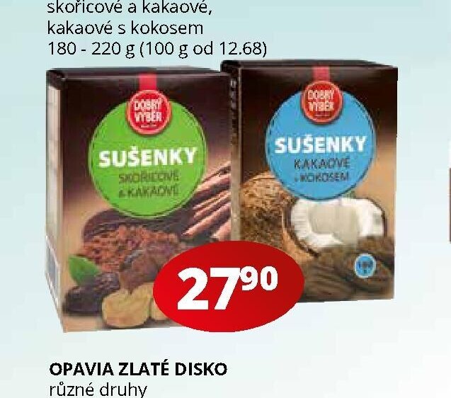 SUŠENKY DOBRÝ VÝBĚR