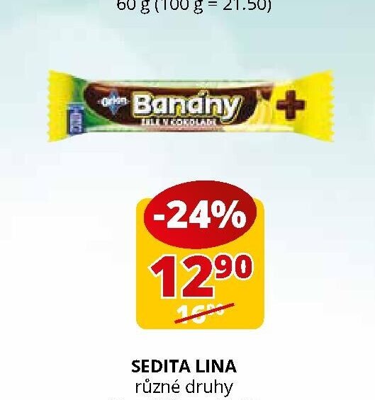 ORION BANÁNY V ČOKOLÁDĚ PLUS