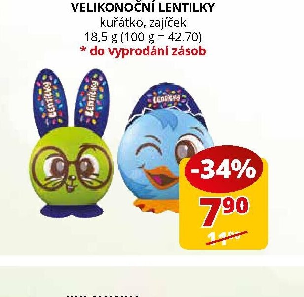 VELIKONOČNÍ LENTILKY