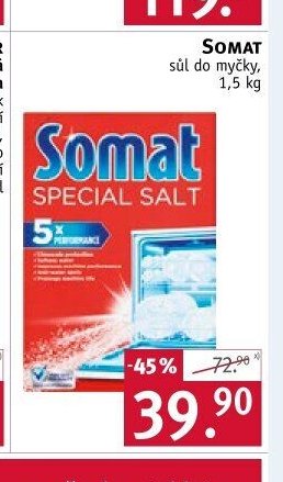 SOMAT sůl do myčky, 1,5 kg