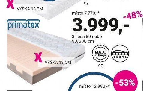 Matrace PRIMATEX