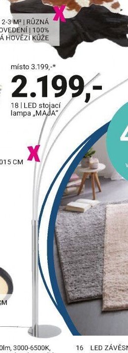 LED stojací lampa MAJA - Möbelix aktualniletaky.eu
