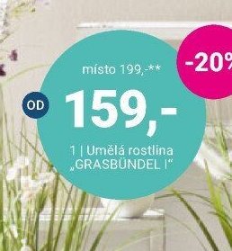 Umělá rostlina GRASBÜNDEL
