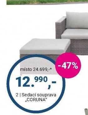 Sedací souprava „CORUNA“ - Möbelix aktualniletaky.eu
